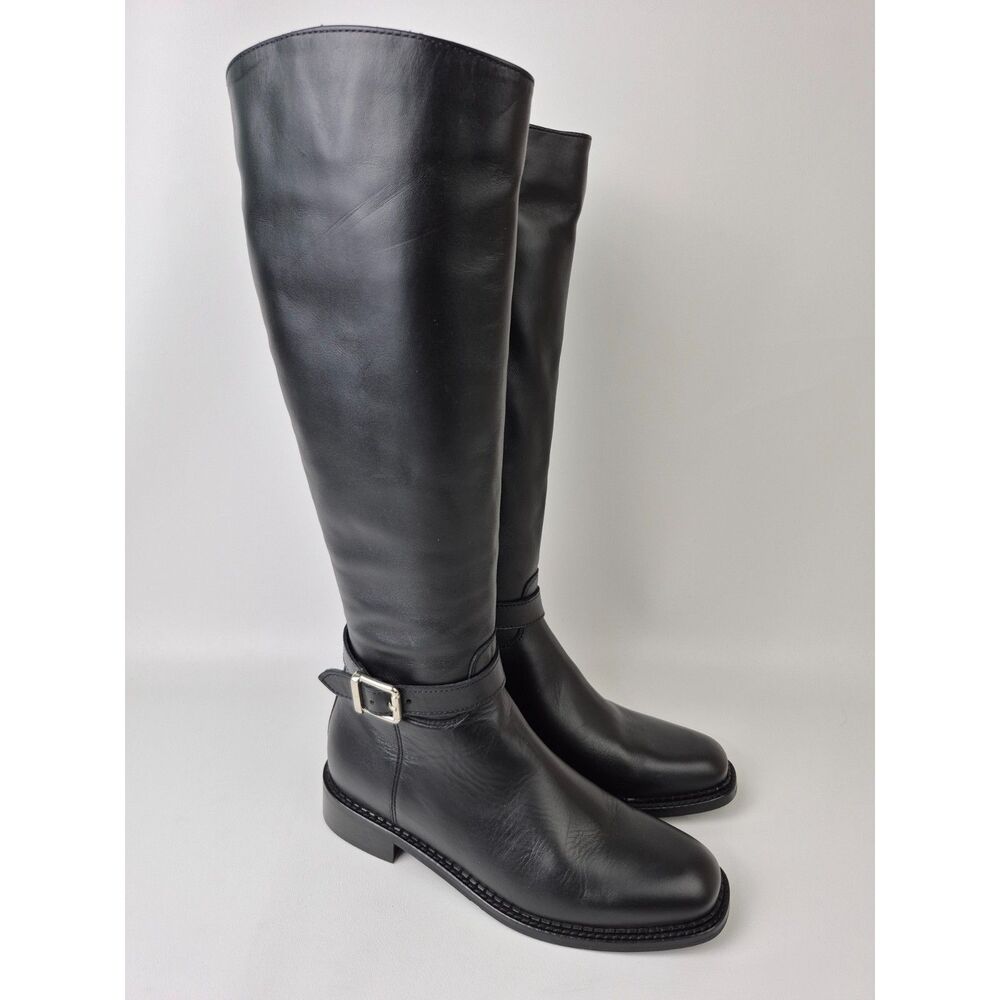 La Canadienne Women's Black Stevie Leather Boots Size 8 M